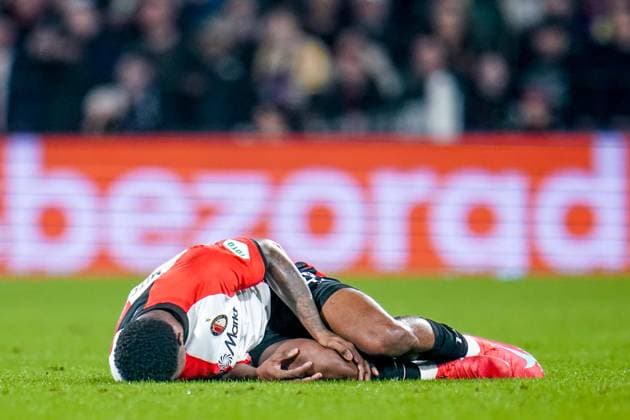 ROTTERDAM, 05-03-25, Stadium de Kuip, Champions League, 2024 2025, Feyenoord - Feyenoord Inter Milan, Feyenoord player Jeyland Mitchell Feyenoord Inter Milan  x28179013x Copyright: