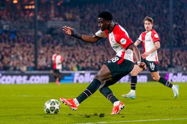 ROTTERDAM, 05-03-25, Stadium de Kuip, Champions League, 2024 2025, Feyenoord - Feyenoord Inter Milan, Feyenoord player Ibrahim Osman Feyenoord Inter Milan  x28179451x Copyright: