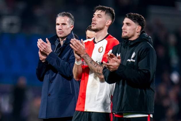 ROTTERDAM, 05-03-25, Stadium de Kuip, Champions League, 2024 2025, Feyenoord - Feyenoord Inter Milan, Feyenoord coach Robin van Persie dejected after lose the match Feyenoord Inter Milan  x28179826x Copyright: