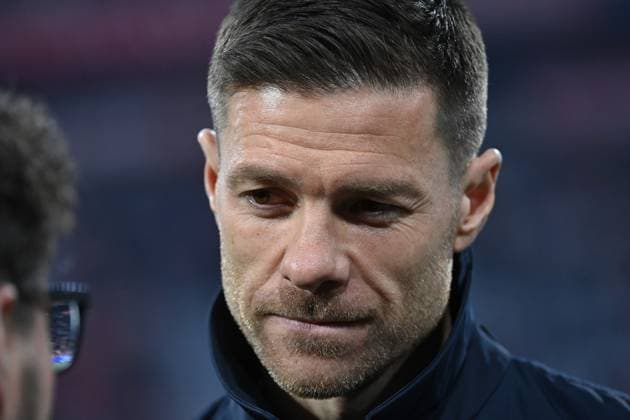 05 03 2025, xjrdrx, Football UEFA Champions League, FC Bayern Muenchen Bayer 04 Leverkusen v l Trainer Xabi Alonso Bayer Leverkusen DFL DFB REGULATIONS PROHIBIT ANY USE OF PHOTOGRAPHS as IMAGE SEQUENCES and or QUASI VIDEO Muenchen