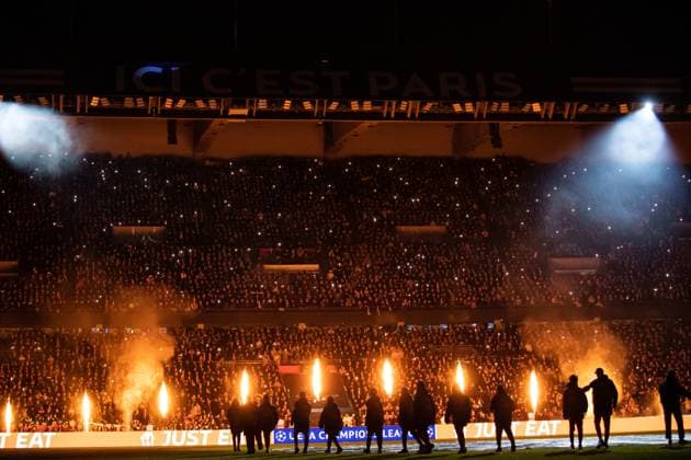 FOOTBALL : Paris SG vs FC Liverpool - Ligue des Champions - 8e de Finale aller - 05 03 2025 Show d™avant match - Ambiance ParisFrance  Copyright: xBaptistexAutissierx
