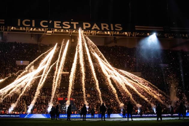 FOOTBALL : Paris SG vs FC Liverpool - Ligue des Champions - 8e de Finale aller - 05 03 2025 Show d™avant match - Ambiance ParisFrance  Copyright: xBaptistexAutissierx