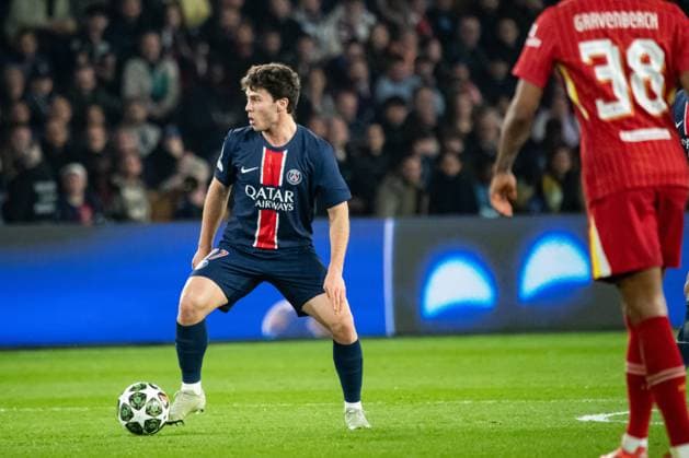 FOOTBALL : Paris SG vs FC Liverpool - Ligue des Champions - 8e de Finale aller - 05 03 2025 Joao Neves (Paris SG) ParisFrance  Copyright: xBaptistexAutissierx