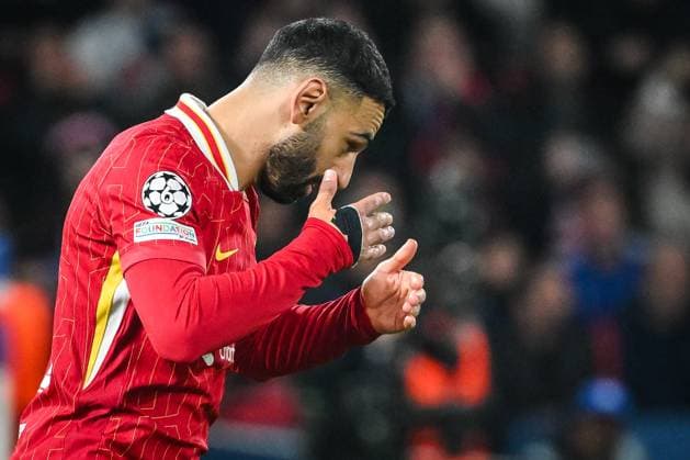 March 5, 2025, Paris, France, France: Mohamed SALAH of FC Liverpool looks dejected during the UEFA Champions League match between Paris Saint-Germain and Liverpool FC at Parc des Princes Stadium on March 05, 2025 in Paris, France. Paris France - ZUMAm308 20250305_zsp_m308_003 Copyright: xMatthieuxMirvillex