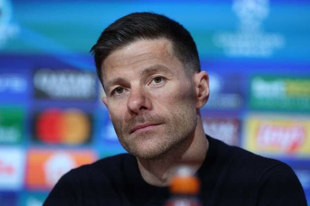 Soccer UEFA Champions League Round of 16 FC Bayern Munich Bayer 04 Leverkusen on 05 03 2025 at the Allianz Arena in Munich Xabi Alonso Coach Head Coach Leverkusen xMSx