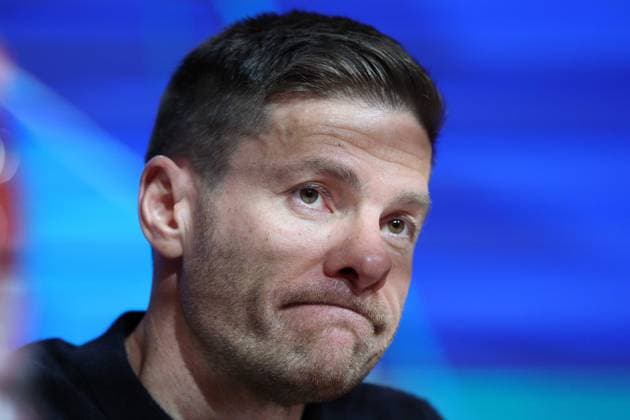 Soccer UEFA Champions League Round of 16 FC Bayern Munich Bayer 04 Leverkusen on 05 03 2025 at the Allianz Arena in Munich Xabi Alonso Coach Head Coach Leverkusen xMSx