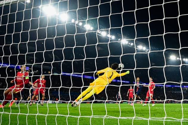 FOOTBALL : PSG vs Liverpool - Ligue des Champions - 05 03 2025 Photo taken with a remote camera - Alisson Becker ( 1 - Liverpool ) during the UEFA Champions League match between Paris Saint Germain and Liverpool FC at Parc Des Princes on March 05 , 2025 in Paris, France. ( Photo by Dante Badano PsnewZ ) - ParisFrance  Copyright: xDantexBadanox