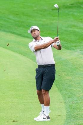 March 5, 2025, Orlando, Florida, USA: Tony Finau hits an approach shot on the 18th hole during the Arnold Palmer Invitational presented by Mastercard Pro-Am at Bay Hill Club & Lodge. Orlando USA - ZUMAw109 20250305_fap_w109_013 Copyright: xDebbyxWongx