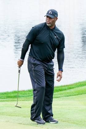 March 5, 2025, Orlando, Florida, USA: Former MLB, Baseball Herren, USA player Ken Griffey, Jr watches his putt on the 18th green during the Arnold Palmer Invitational presented by Mastercard Pro-Am at Bay Hill Club & Lodge. Orlando USA - ZUMAw109 20250305_fap_w109_015 Copyright: xDebbyxWongx