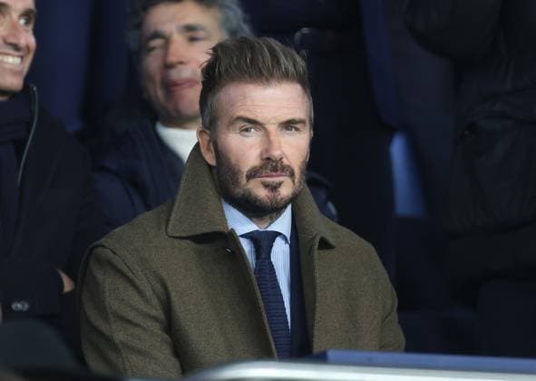 . - Paris Saint-Germain v Liverpool, UEFA Champions League, Round Of 16, 1st Leg, Parc des Princes Stadium, Paris, France - 4th March 2025. Daniel Weir Crystal Pix David Beckham watches on from the stands. - Paris Saint-Germain v Liverpool, UEFA Champions League, Round Of 16, 1st Leg, Parc des Princes Stadium, Paris, France - 4th March 2025. Daniel Weir Crystal Pix Paris Parc des Princes Stadium FRANCE Copyright: xDanielxWeirx CP_PSG_Liverpool_98