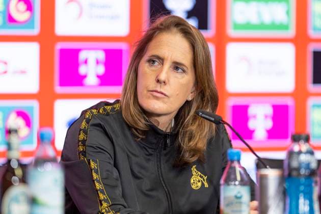 Press conference 1 FC Köln, 06 03 2025 Britta Carlson at the press conference of 1 FC Köln, on 06 03 2025, RheinEnergie Stadion, Cologne Copyright: xBEAUTIFULxSPORTS Meuselx