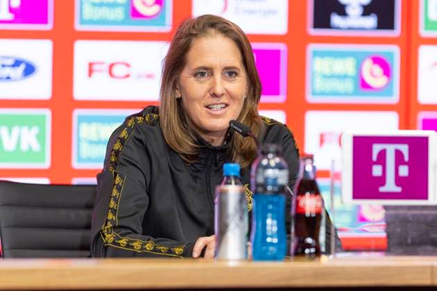 Press conference 1 FC Köln, 06 03 2025 Britta Carlson at the press conference of 1 FC Köln, on 06 03 2025, RheinEnergie Stadion, Cologne Copyright: xBEAUTIFULxSPORTS Meuselx