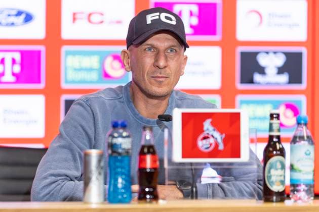 Press conference 1 FC Köln, 06 03 2025 Gerhard Struber at the press conference of 1 FC Köln, on 06 03 2025, RheinEnergie Stadion, Cologne Copyright: xBEAUTIFULxSPORTS Meuselx