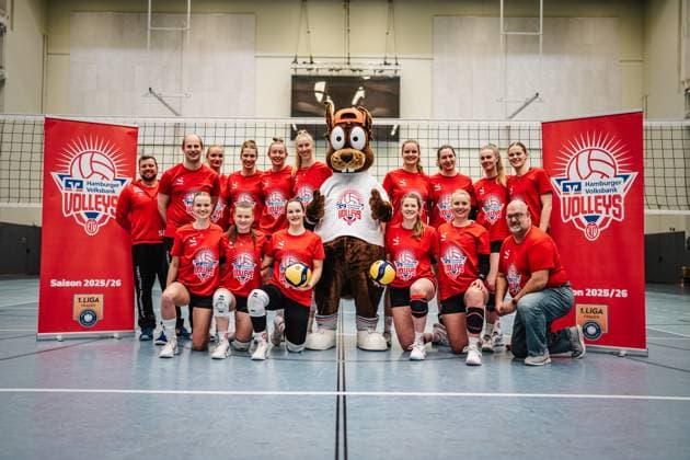 Volleyball, Women, VBL, ETV Hamburger Volksbank Volleys, Press event