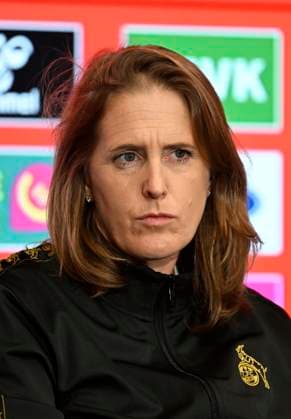 06 03 2025, xophax, Soccer Women Soccer Bundesliga Season 2024 2025 1 FC Köln , Press Conference Coach Britta Carlson DFL DFB REGULATIONS PROHIBIT ANY USE OF PHOTOGRAPHS as IMAGE SEQUENCES and or QUASI VIDEO Köln
