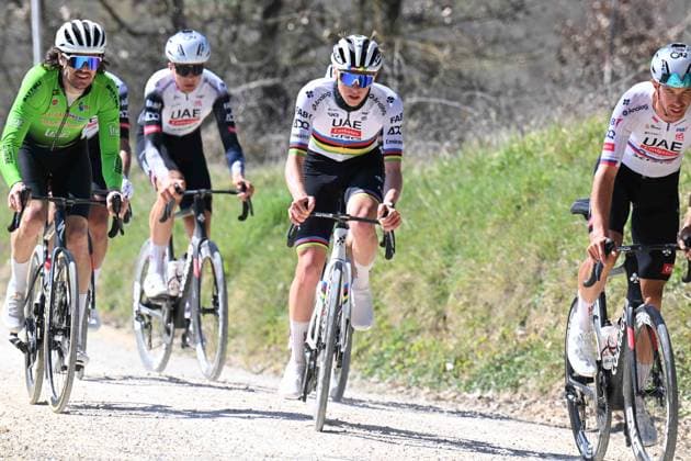 06-03-2025 Allenamento Strade Bianche 2025; 2025, Uae Team Emirates - Xrg; Pogacar, Tadej; Le Tolfe; 