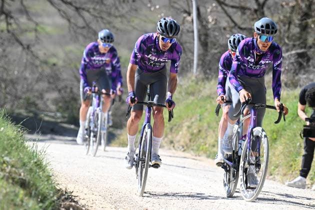 06-03-2025 Allenamento Strade Bianche 2025; 2025, Jayco - Alula; Zana, Filippo; Le Tolfe; 