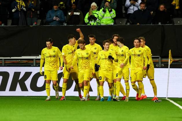 UEFA Europa leauge 2024 2025 Bodo Glimt Olympiakos Bodo 20250306 UEFA Europa leauge match between Bodo Glimt and Olympiakos at Aspmyra Stadium Photo Mats Torbergsen NTB POOL Bodo Norway EDITORIAL USE ONLY RESTRICTED USE FOR BETTING COMPANIES  Copyright: xMatsxTorbergsenx xNTBx