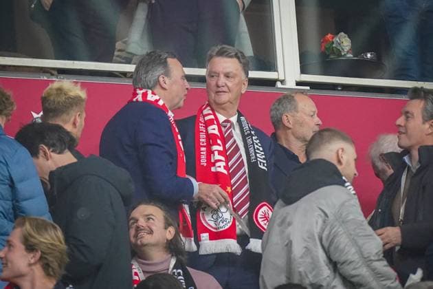 Football UEFA Europa League 2024 2025, round of 16 Ajax Amsterdam vs Eintracht Frankfurt Johan Cruijff ArenA Amsterdam, Netherlands Louis van Gaal Copyright: xJOERANxSTEINSIEKx