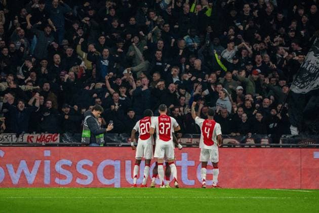 Jubel zum 1:0 durch Brobbey Brian (Ajax Amsterdam, 09) Ajax Amsterdam vs. Eintracht Frankfurt, Fussball, UEFA Europa League, Achtelfinale, Saison 2024 2025, 06.03.2025 Ajax Amsterdam vs. Eintracht Frankfurt, Fussball, UEFA Europa League, Achtelfinale, Saison 2024 2025, 06.03.2025 Amsterdam Copyright: xEibner-Pressefoto JustinxDerondex EP_JDU
