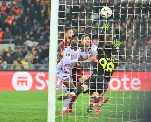 Foto IPP Roberto Ramaccia Roma 6 3 2025 Uefa Europa League Ottavi di Finale 2024 2025 Roma vs Atletico Bilbao Nella foto Inaki Williams Segna il gol del 0-1 Italy Photo Press - World Copyright Roma italy Italia ITALY  Copyright: xR4924_italyphotopressx
