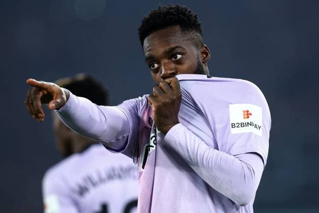 Sport Bilder des Tages Fp Roma 06 03 2025 - Europa League Roma-Atletico Bilbao foto Federico Proietti Image nella foto: esultanza gol Inaki Williams 