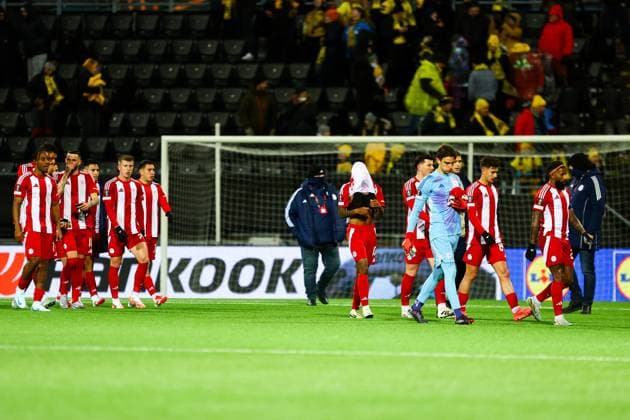 UEFA Europa leauge 2024 2025 Bodo Glimt Olympiakos Bodo 20250306 UEFA Europa leauge match between Bodo Glimt and Olympiakos at Aspmyra Stadium Photo Mats Torbergsen NTB Bodo Norge EDITORIAL USE ONLY RESTRICTED USE FOR BETTING COMPANIES  Copyright: xMatsxTorbergsenx xNTBx