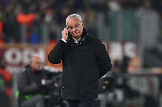 AS Roma v Athletic Club - UEFA Europa League 2024 25 Round of 16 First Leg Claudio Ranieri, coach of A.S. Roma, participates in the 2024 25 UEFA Europa League round of 16 first leg match between A.S. Roma and Athletic Club de Bilbao at Stadio Olimpico in Rome, Italy, on March 6, 2025. Rome Italy Italy  Copyright: xDomenicoxCippitellix originalFilename:cippitelli-asromava250306_nplRS.jpg
