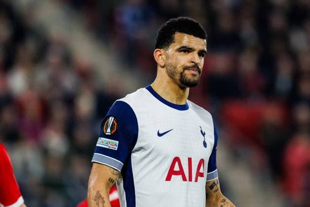 Tottenham Hotspur player Brennan Johnson during the match AZ Tottenham at the AFAS stadium for the UEFA Europa League Round of 16 1st leg season 2024 2025 in ALKMAAR, Netherlands on 6 march 2025, photo by Jules van Iperen EYE4images DeFodi Images