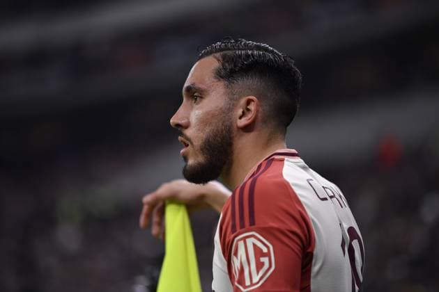 Europa League: FCSB and Olympique Lyonnais Rayan Cherki of Olympique Lyonnais in action during the Round of 16 1st leg Europa League of the game between FCSB and Olympique Lyonnais, Arena Nationala, Bucharest, Thursday 06 March 2025. Alex Nicodim Imago Images Copyright: xAlexxNicodimx