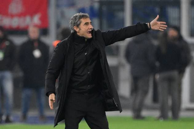 CALCIO - UEFA Europa League - AS Roma vs Athletic Bilbao Athletic Bilbaoâ??s head coach Ernesto Valverde during the UEFA Europa League 2024-2025 football match between AS Roma vs Athletic Bilbao at the Olympic Stadium in Rome on March 06, 2025. Rome Italy  Copyright: xIPAxSport ABACAx