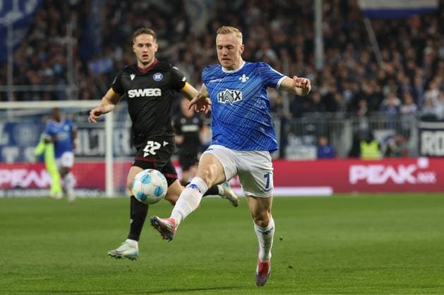 2025 03 07 xJFx 2 Bundesliga SV Darmstadt 98 Karlsruher SC v l , Isac Alexi Sivert Lidberg SV Darmstadt 98 DFL DFB REGULATIONS PROHIBIT ANY USE OF PHOTOGRAPHS as IMAGE SEQUENCES and or QUASI VIDEO Copyright: JoaquimxFerreira