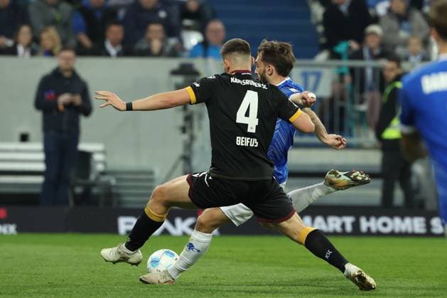 2025 03 07 xJFx 2 Bundesliga SV Darmstadt 98 Karlsruher SC v l , Kilian Julian Corredor SV Darmstadt 98 scores the goal for 2 0 Marcel Beifus Karlsruher SC DFL DFB REGULATIONS PROHIBIT ANY USE OF PHOTOGRAPHS as IMAGE SEQUENCES and or QUASI VIDEO Copyright: JoaquimxFerreira