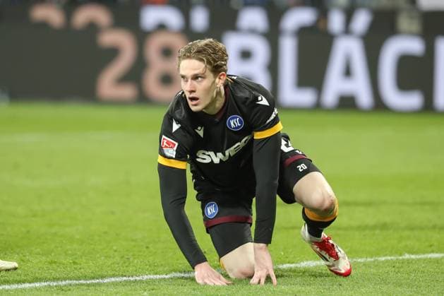 Darmstadt, Germany 07 March 2025 2 Liga 2024 2025 SV Darmstadt 98 vs Karlsruher SC In the picture David Herold Karlsruher SC, 20 , DFL regulations prohibit any use of photographs as image sequences and or quasi video Merck Stadion am Böllenfalltor Hessen Copyright: xFotostandx xUlrichxScherbaumx