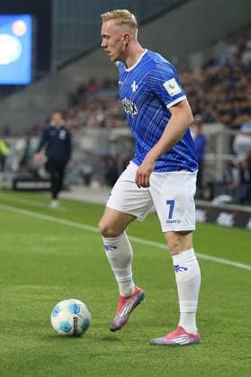 07 03 2025, xrekx, Soccer 2 Bundesliga, SV Darmstadt 98 Karlsruher SC v l Isac Lidberg SV Darmstadt 98 DFL DFB REGULATIONS PROHIBIT ANY USE OF PHOTOGRAPHS as IMAGE SEQUENCES and or QUASI VIDEO Darmstadt