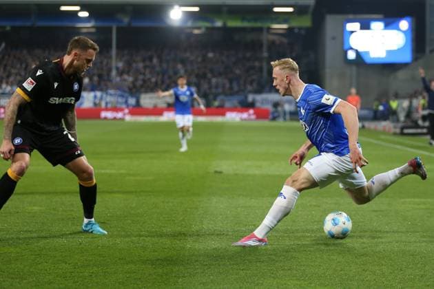 07 03 2025, xrekx, Soccer 2 Bundesliga, SV Darmstadt 98 Karlsruher SC v l Isac Lidberg SV Darmstadt 98 DFL DFB REGULATIONS PROHIBIT ANY USE OF PHOTOGRAPHS as IMAGE SEQUENCES and or QUASI VIDEO Darmstadt