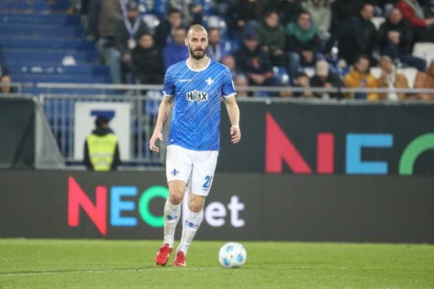 Darmstadt, Germany 07 March 2025 2 Liga 2024 2025 SV Darmstadt 98 vs Karlsruher SC In the picture Aleksandar Vukotic Darmstadt, 20 , DFL regulations prohibit any use of photographs as image sequences and or quasi video Merck Stadion am Böllenfalltor Hessen Copyright: xFotostandx xUlrichxScherbaumx