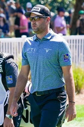 March 7, 2025, Orlando, Florida, USA: Corey Conners leaves the 18th hole during the second round of the Arnold Palmer Invitational presented by Mastercard at Bay Hill Club & Lodge. Orlando USA - ZUMAw109 20250307_fap_w109_028 Copyright: xDebbyxWongx