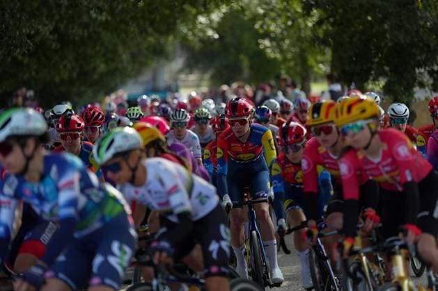 during the 11th edition of the Strade Bianche Women Elite (White Roads) a 136 km one day race from Siena to Siena, Tuscany (Italy) - Saturday March 8, 2025.  Copyright: xSimonexSpada LaPressex