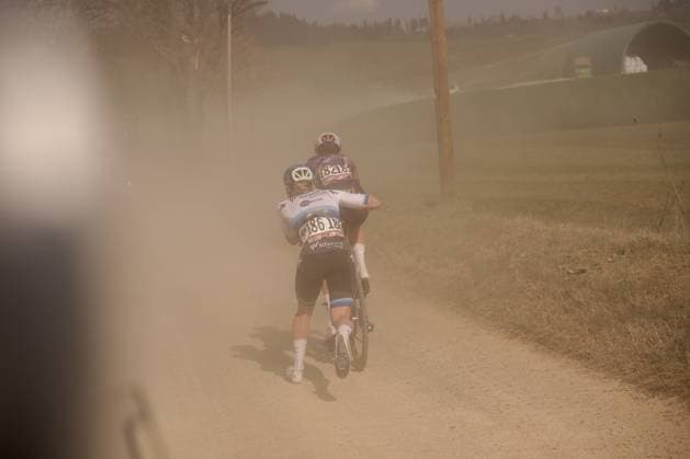 Sport Bilder des Tages during the 11th edition of the Strade Bianche Women Elite (White Roads) a 136 km one day race from Siena to Siena, Tuscany (Italy) - Saturday March 8, 2025.  Copyright: xMarcoxAlpozzi xLaPressex