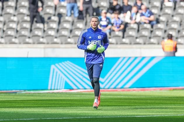 08 03 2025, Football, Season 2024 2025, 2 Bundesliga, 25 Matchday, Hertha BSC FC Schalke 04, Loris Karius FC Schalke 04 Berlin Olympiastadion Berlin Germany xRHR PHOTO TRx Copyright: TimxRehbein RHR-FOTOx RHR-FOTO TR