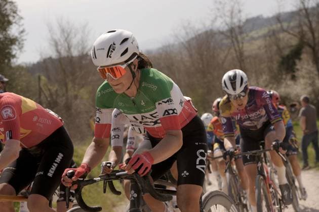 LONGO BORGHINI Elisa during the 11th edition of the Strade Bianche Women Elite (White Roads) a 136 km one day race from Siena to Siena, Tuscany (Italy) - Saturday March 8, 2025.  Copyright: xMarcoxAlpozzi xLaPressex