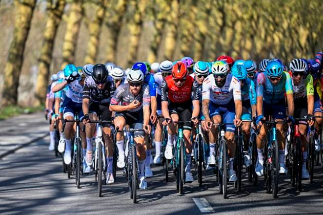 GP Criquielion 2025 LESSINES, BELGIUM - MARCH 08 : Rider of Alpecin-Deceuninck update, Soupe Geoffrey (FRA) of TotalEnergies pictured during the 2025 GP Criquielion cycling race with start in Ath and finish in Lessines after 200 km on March 8, 2025 in Lessines, Belgium, 08 03 2025 Lessines Belgium  Copyright: xJanxDexMeuleneirx
