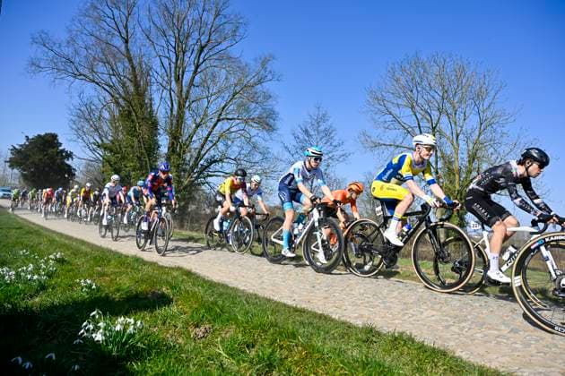 GP Criquielion 2025 LESSINES, BELGIUM - MARCH 08 : Vandenstorme Dylan (BEL) of Team Flanders - Baloise in action pictured during the 2025 GP Criquielion cycling race with start in Ath and finish in Lessines after 200 km on March 8, 2025 in Lessines, Belgium, 08 03 2025 Lessines Belgium  Copyright: xJanxDexMeuleneirx