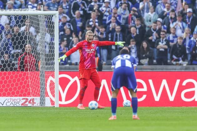 08 03 2025, Football, Season 2024 2025, 2 Bundesliga, 25 Matchday, Hertha BSC FC Schalke 04, Loris Karius FC Schalke 04 Berlin Olympiastadion Berlin Germany xRHR PHOTO TRx Copyright: TimxRehbein RHR-FOTOx RHR-FOTO TR