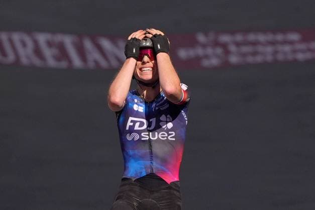 VOLLERING Demi wins the 11th edition of the Strade Bianche Women Elite (White Roads) a 136 km one day race from Siena to Siena, Tuscany (Italy) - Saturday March 8, 2025.  Copyright: xSimonexSpada LaPressex
