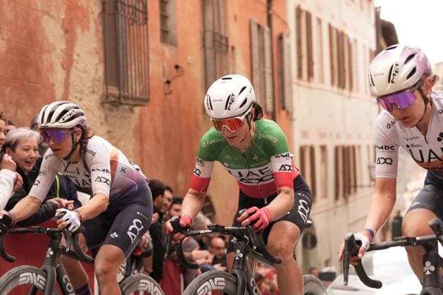 LONGO BORGHINI Elisa during the 11th edition of the Strade Bianche Women Elite (White Roads) a 136 km one day race from Siena to Siena, Tuscany (Italy) - Saturday March 8, 2025.  Copyright: xMassimoxPaolone LaPressex