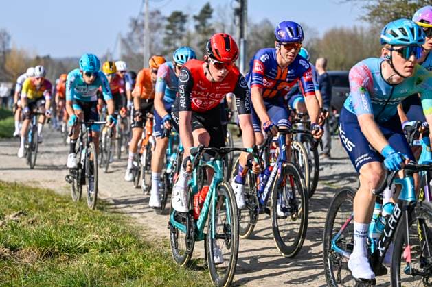 GP Criquielion 2025 LESSINES, BELGIUM - MARCH 08 : Rider of Arkea - B&B Hotels in action pictured during the 2025 GP Criquielion cycling race with start in Ath and finish in Lessines after 200 km on March 8, 2025 in Lessines, Belgium, 08 03 2025 Lessines Belgium  Copyright: xJanxDexMeuleneirx