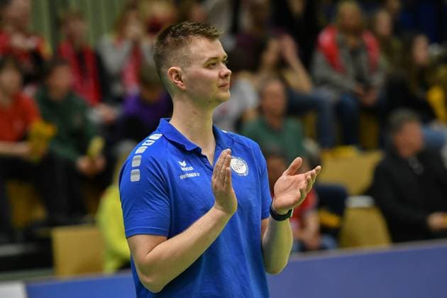 Robert Werner Blue Volleys Gotha, Coach TV Rottenburg vs Blue Volleys Gotha, Volleyball, 2 Bundesliga Sued, 21 Matchday, Season 2024 2025, 08 03 2025, TV Rottenburg vs Blue Volleys Gotha, Volleyball, 2 Bundesliga Sued, 21 Matchday, Season 2024 2025, 08 03 2025 Rottenburg Copyright: xEibner-Pressefoto RalphxKunzex EP_RKE