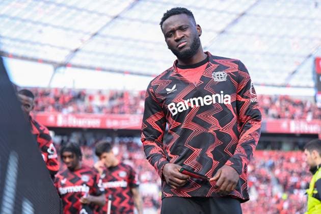 08 03 2025, Soccer, Bundesliga, 25 Matchday Season 2024 2025, Bayer 04 Leverkusen SV Werder Bremen, Victor Boniface Bayer Leverkusen xRHR PHOTO TKx Copyright: RHR-FOTOx RHR-FOTO TK